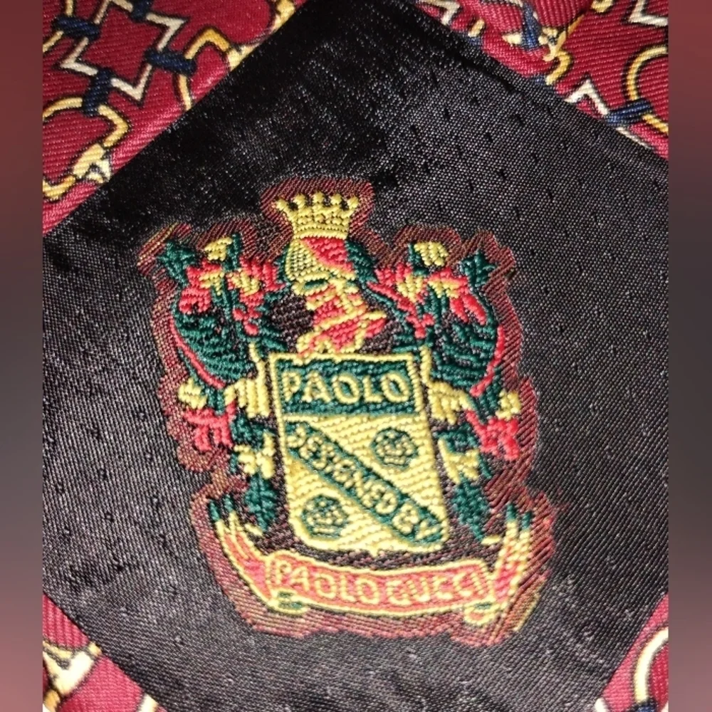 VINTAGE PAOLO GUCCI SILK TIE NWT